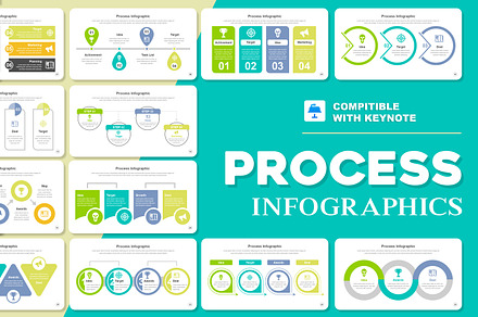 Process Infographic Keynote, a Templates & Theme by Mighty-Slide