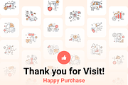 Icons Pack For Sales and Marketing, an Outline Icon by Ragul Creates (Thumbnail 6 of 6)
