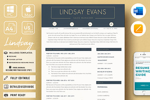 Modern Resume Cover Letter Word