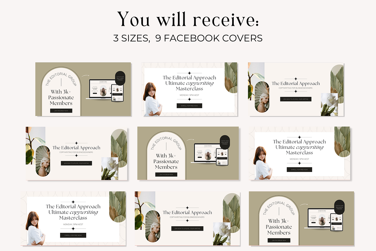 Facebook Post Cover Luxe Canva, a Social Media Template by HerstedHertz (Photo 4 of 10)