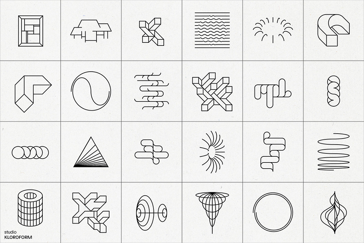 MONOZEN 2 - 120 icons, an Object Graphic by kloroform (Photo 3 of 14)