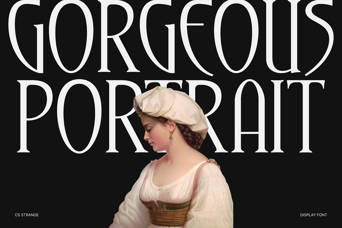 CS Strange – Modern Serif Font, a Serif Font by Craft Supply Co. (Photo 6 of 8)