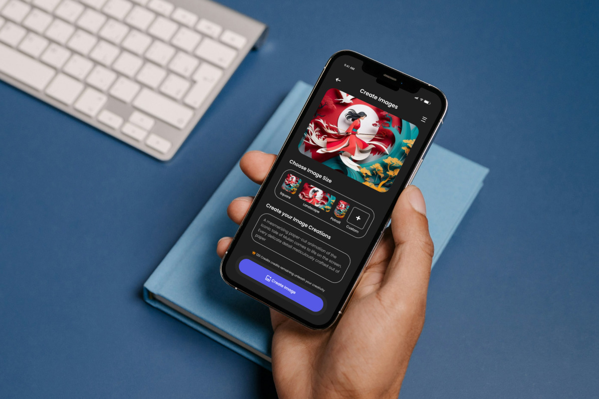 Artifex - AI Image Generator Mobile, an App Template by productype1 (Photo 3 of 5)