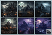 Vampire Castle | Halloween Haunted, a Background Graphic by Fine Purple Elephant (Thumbnail 3 of 3)