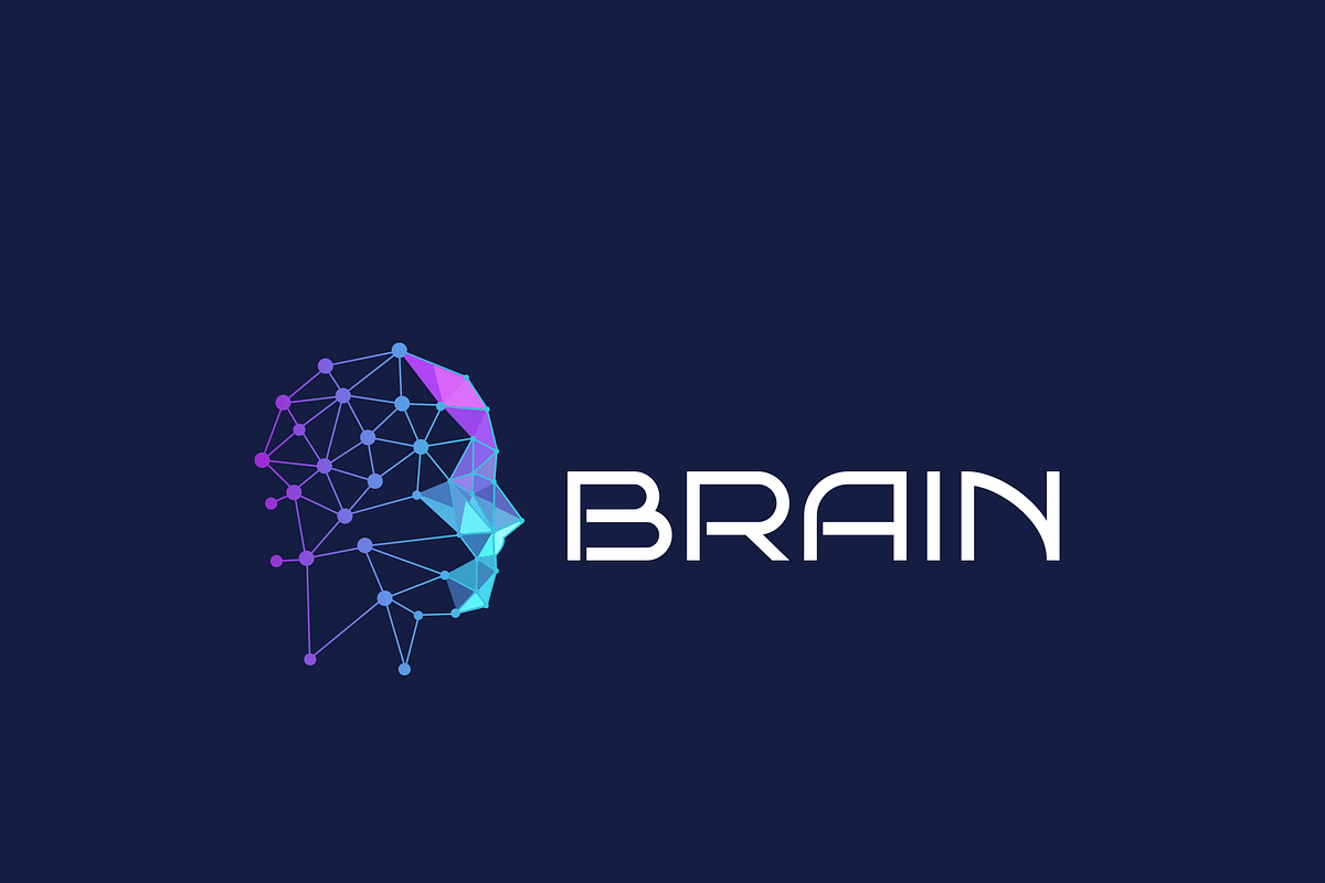 Futuristic AI Brain Logo Design, a Branding & Logo Template by HueNestify (Photo 1 of 3)