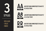 Airfare Font, a Sans Serif Font by Jordan Wilson (Thumbnail 5 of 10)