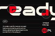 Nezag - Futuristic Sport Font, a Sans Serif Font by Pandeka Studio (Thumbnail 3 of 9)