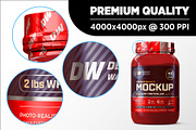 2lb Whey Protein Jar Mockup A2-Pro, a Packaging Mockup by Design Warlord (Thumbnail 12 of 16)
