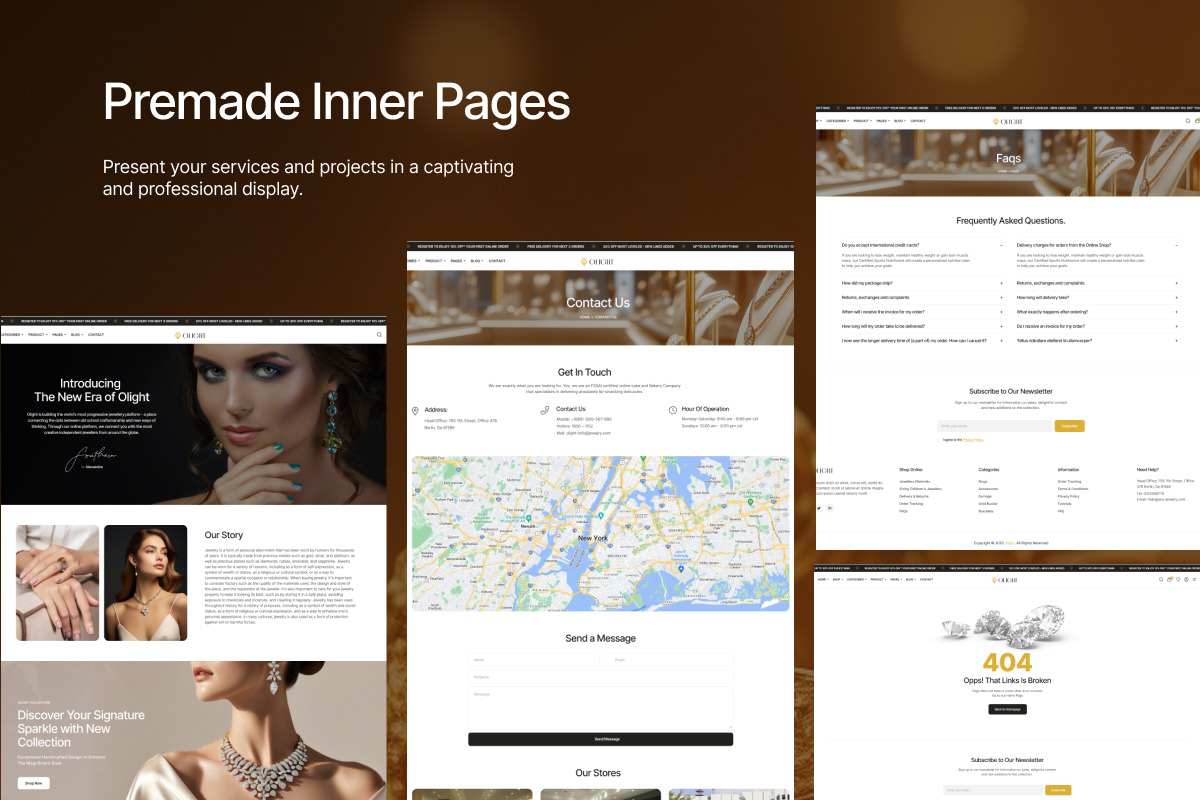 Olight - Jewelry Store WordPress, a WordPress Template by Opal Wordpress Theme (Photo 7 of 7)