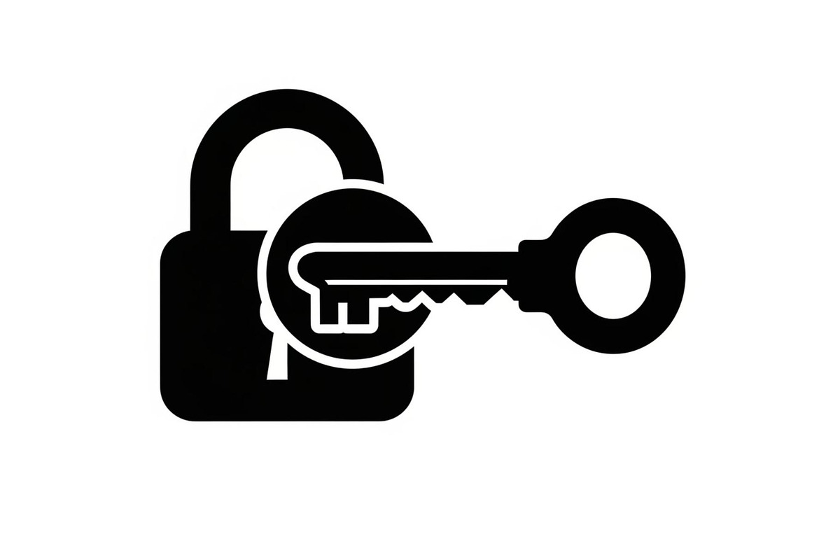 Heart Lock and Key Silhouette Icons, an Illustration by Designer_Momina (Photo 38 of 51)