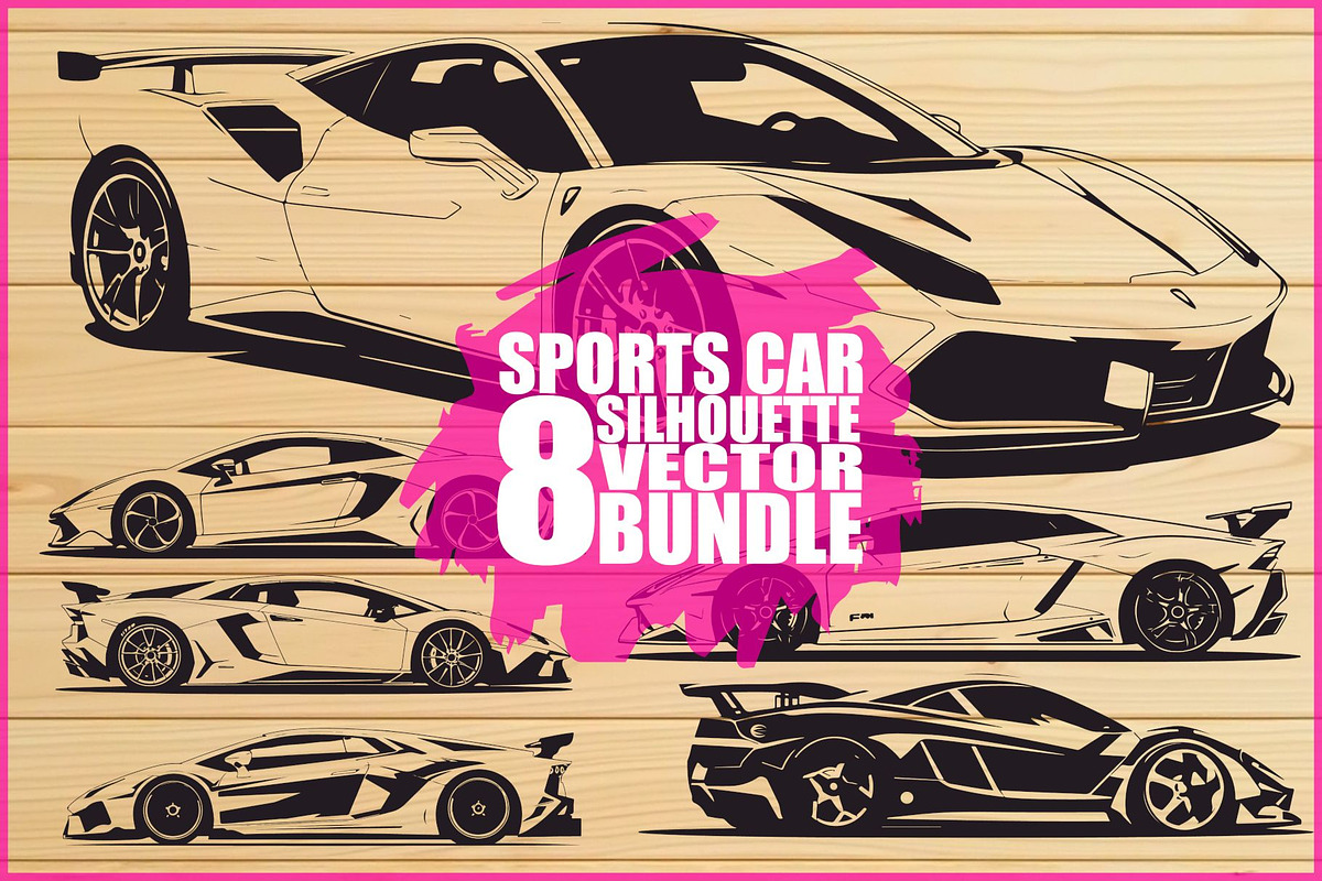 Car Silhouette Vector Art, an Illustration by musafir_fashion (Photo 1 of 9)