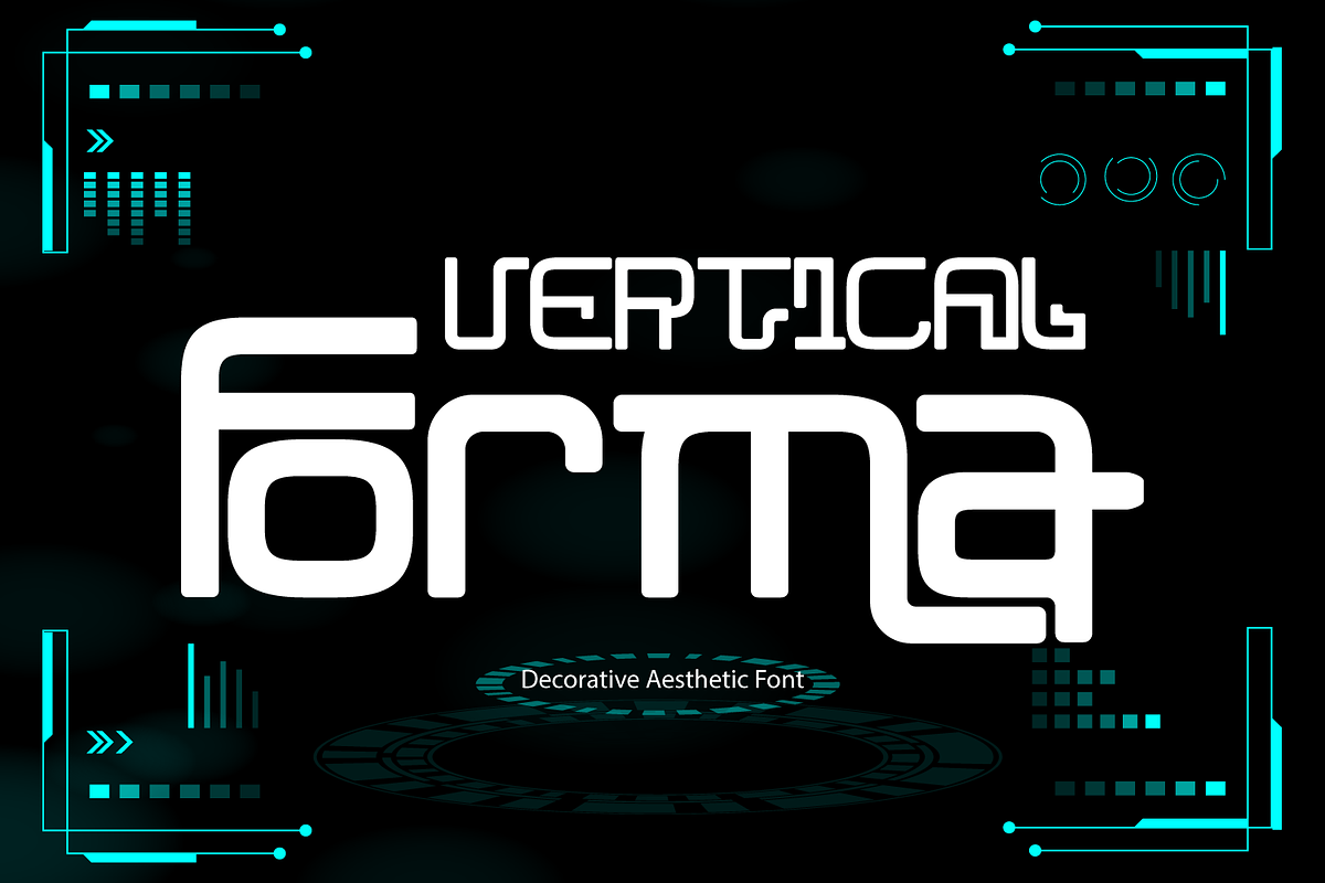 Decorative Aesthetic Futuristic Font, a Sans Serif Font by 177Studio (Photo 2 of 8)