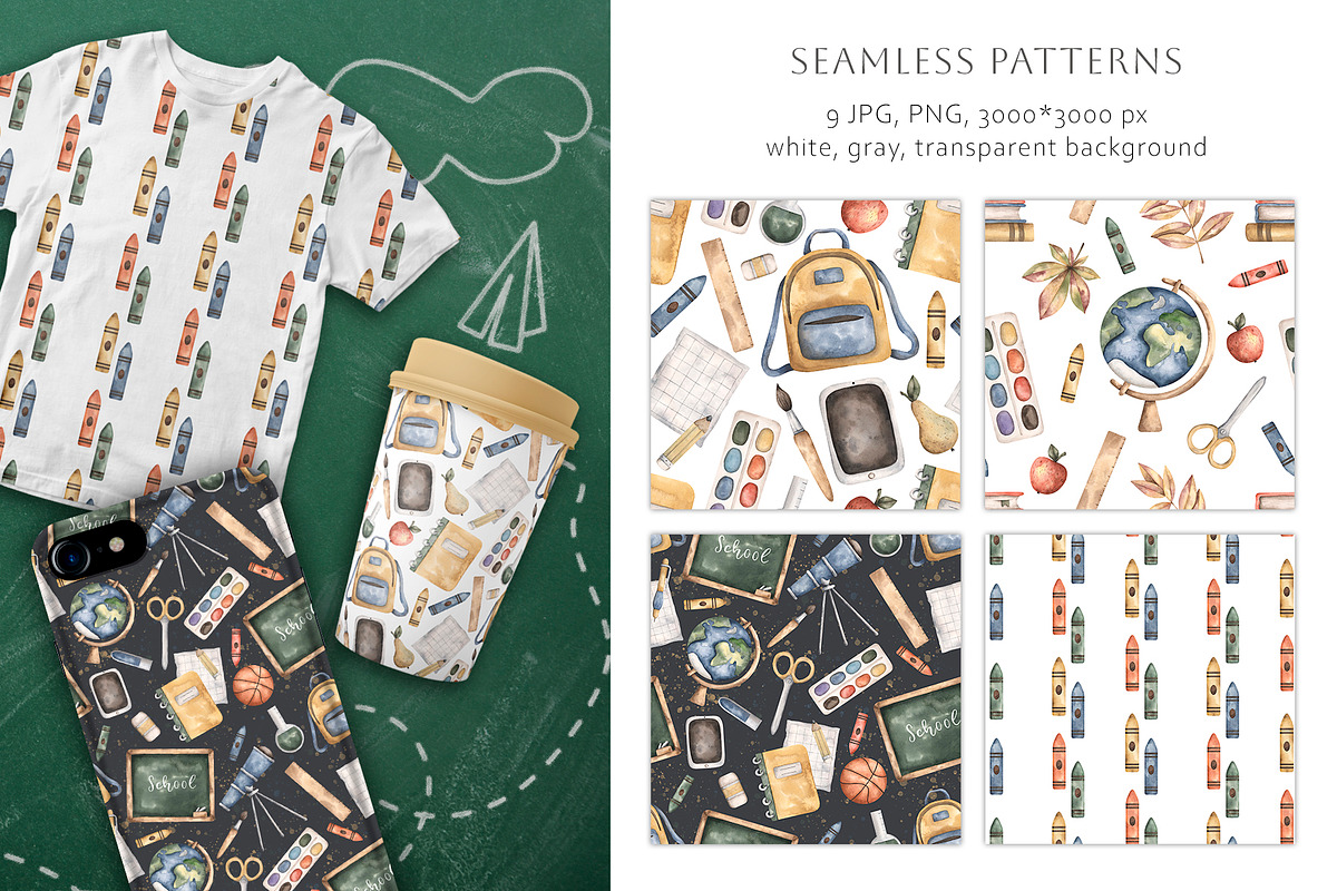 Back to school, an Education Illustration by NellyaEgorova (Photo 9 of 11)