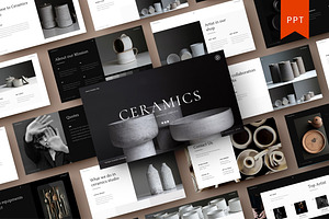 Ceramics – Simple Business PPTX, a Presentation Template by Dens Creative Studio