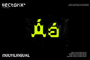 ND Vectorix Futurism Typeface, a Blackletter Font by Nouric Design (Thumbnail 3 of 6)