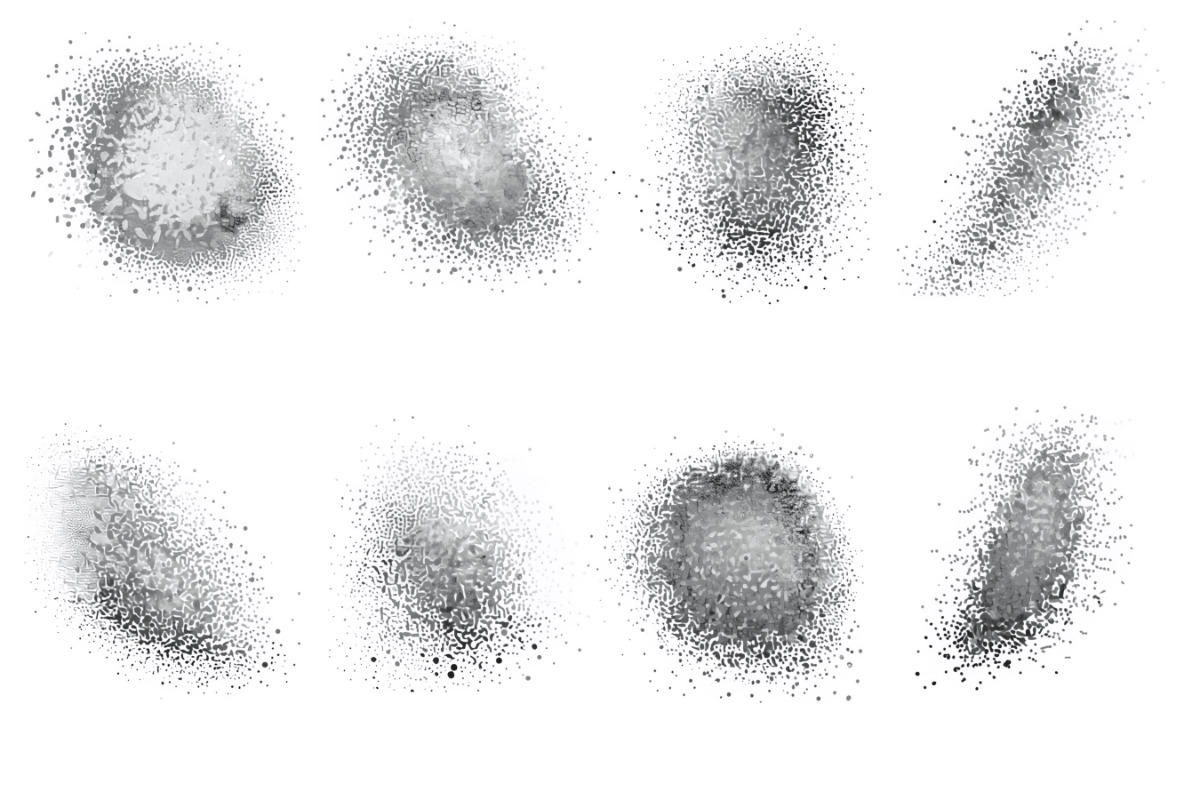 Splash Splatter Marks Set 4 Stamps, a Brush Add-On by Disasterology Ink (Photo 7 of 9)