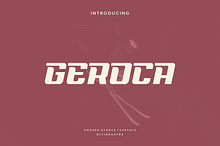 Geroca - Modern Sport Typeface