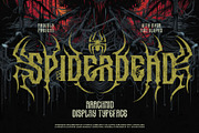 Spider Dead Typeface, a Blackletter Font by alit design (Thumbnail 1 of 17)