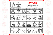 Nature Alphabet - Dingbat Font, a Symbol Font by WADLEN (Thumbnail 2 of 7)