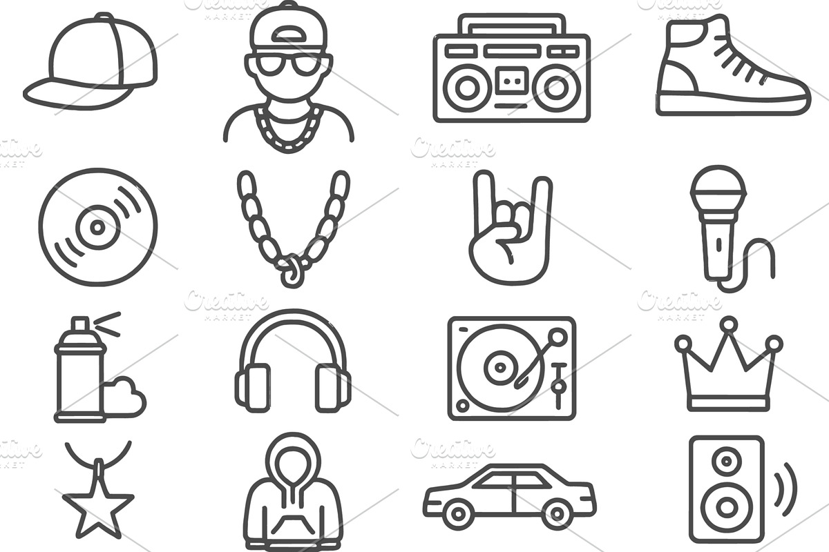 Vector illustration of hip hop, an Illustration by ZinetroN