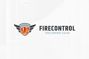 Fire Control Logo Template