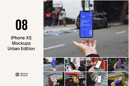 iPhone X/XS Mockups Urban Edition
