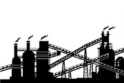 Industrial Factory Silhouette Bundle, an Illustration by Designs_River (Thumbnail 27 of 45)
