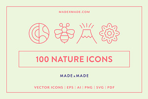 Nature Line Icons
