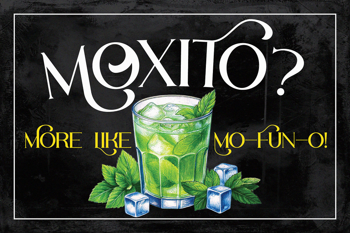 Cocktail Party, a Serif Font by JumboDesign