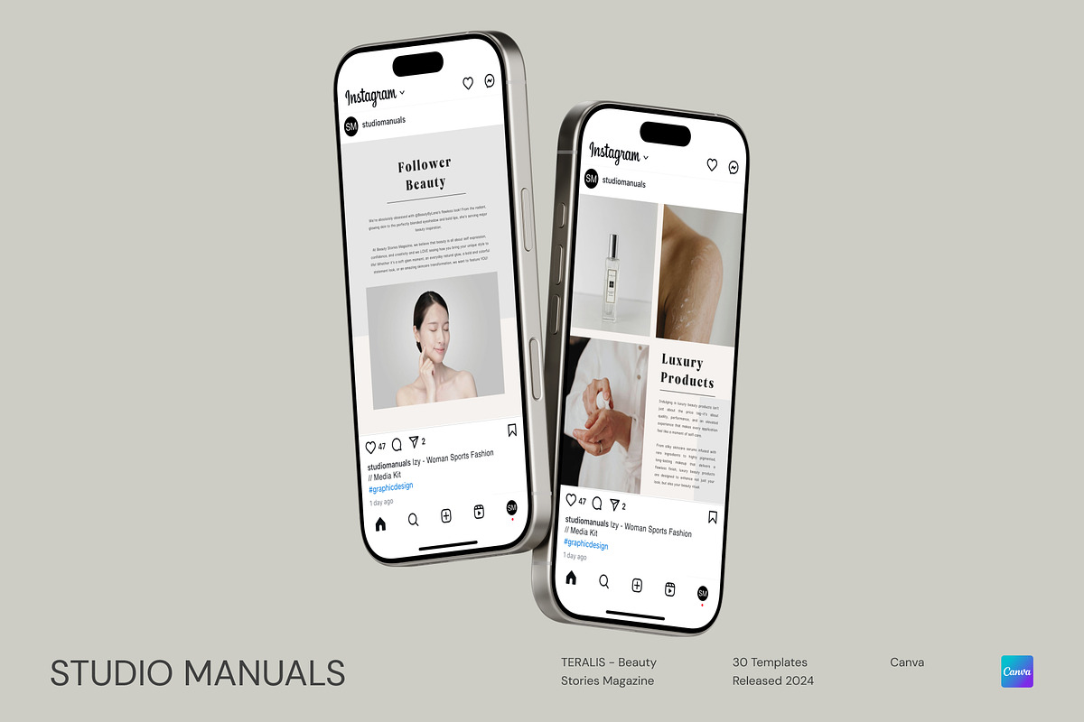 TERALIS – Beauty Stories Magazine, a Social Media Template by Studio Manuals (Photo 2 of 8)