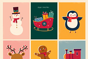 Vintage Christmas collection, a Decorative Illustration by MoleskoStudio (Thumbnail 6 of 11)