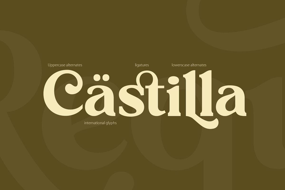 REQUILA - Vintage Font preview 3