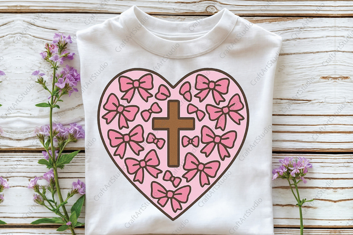Jesus Valentine Coquette PNG, an Illustration by CraftArtStudio (Photo 2 of 4)