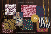 Glamoratti Couture: 36 Animal Prints, a Pattern Graphic by IuliiaSavko (Thumbnail 2 of 16)