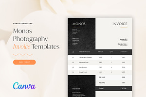 Invoice Templates for Photographers