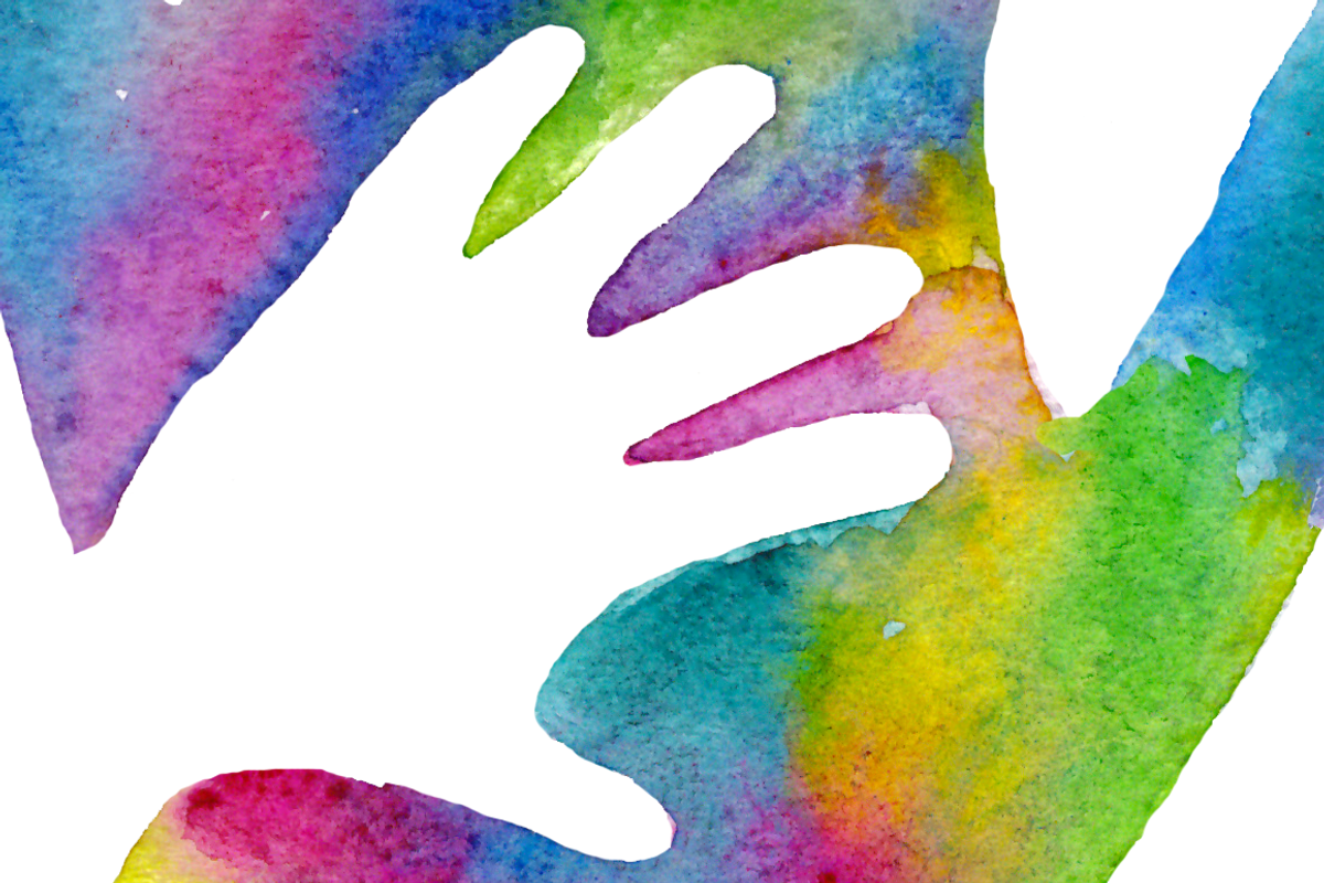 Hand in Hand  Watercolor Clip art, an Illustration by Tati Bordiu (Photo 2 of 2)