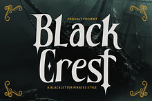 Black Crest Pirates Font