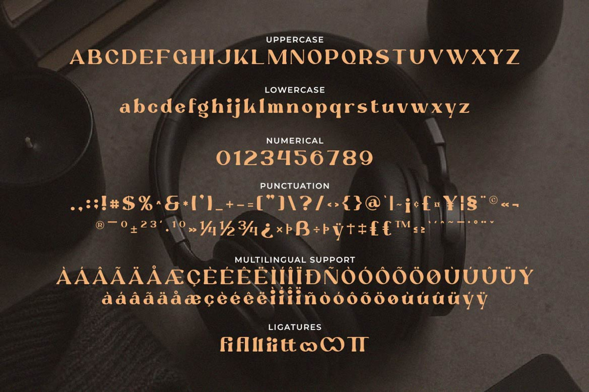 Grily – Retro Serif Display Font, a Serif Font by Artiveko (Photo 2 of 8)