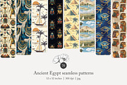 70 Ancient Egypt seamless pattern, a Pattern Graphic by Poppy Lane Studio (Thumbnail 1 of 10)