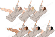 Weekend Girls, a Person Illustration by GlamArtZhanna (Thumbnail 4 of 4)