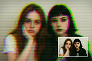 Glitch Retro Photo Effect Template, a Layer Style Add-On by DesignerCandies (Thumbnail 5 of 7)