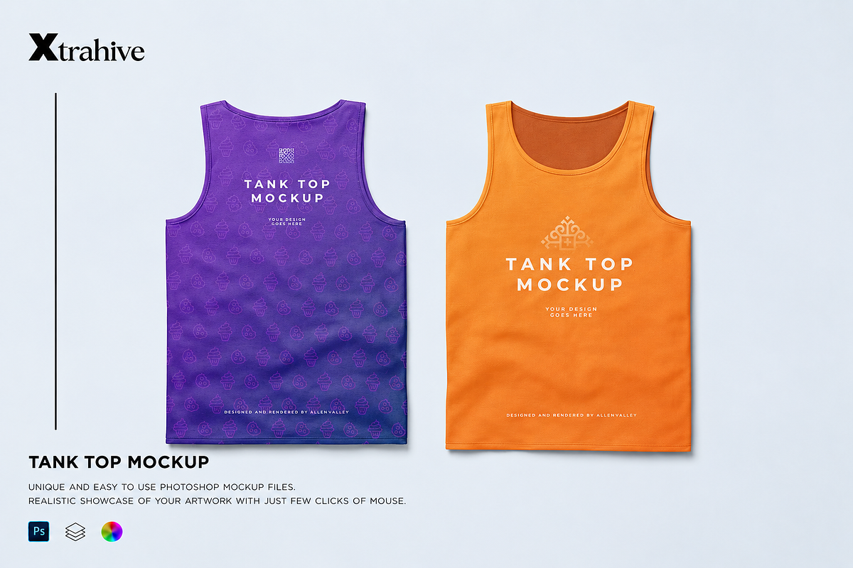 Tank Top Mockup, a Shirt Mockup by Xtrahive (Photo 1 of 3)