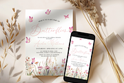Butterflies Bridal Shower Bundle, an Invitation Template by Digital_Mind (Thumbnail 9 of 9)