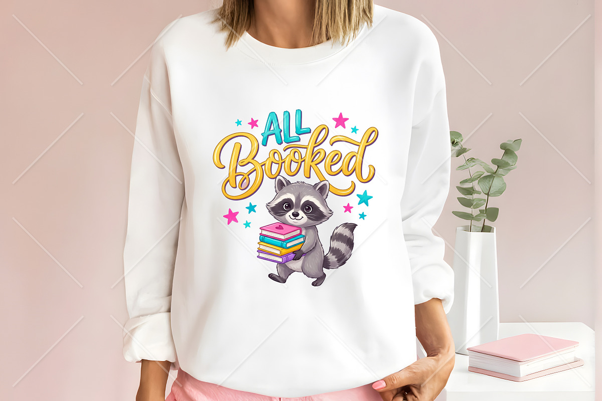 Cute Raccoon School PNG, a Seasonal Illustration by Canvas Craft (Photo 3 of 5)