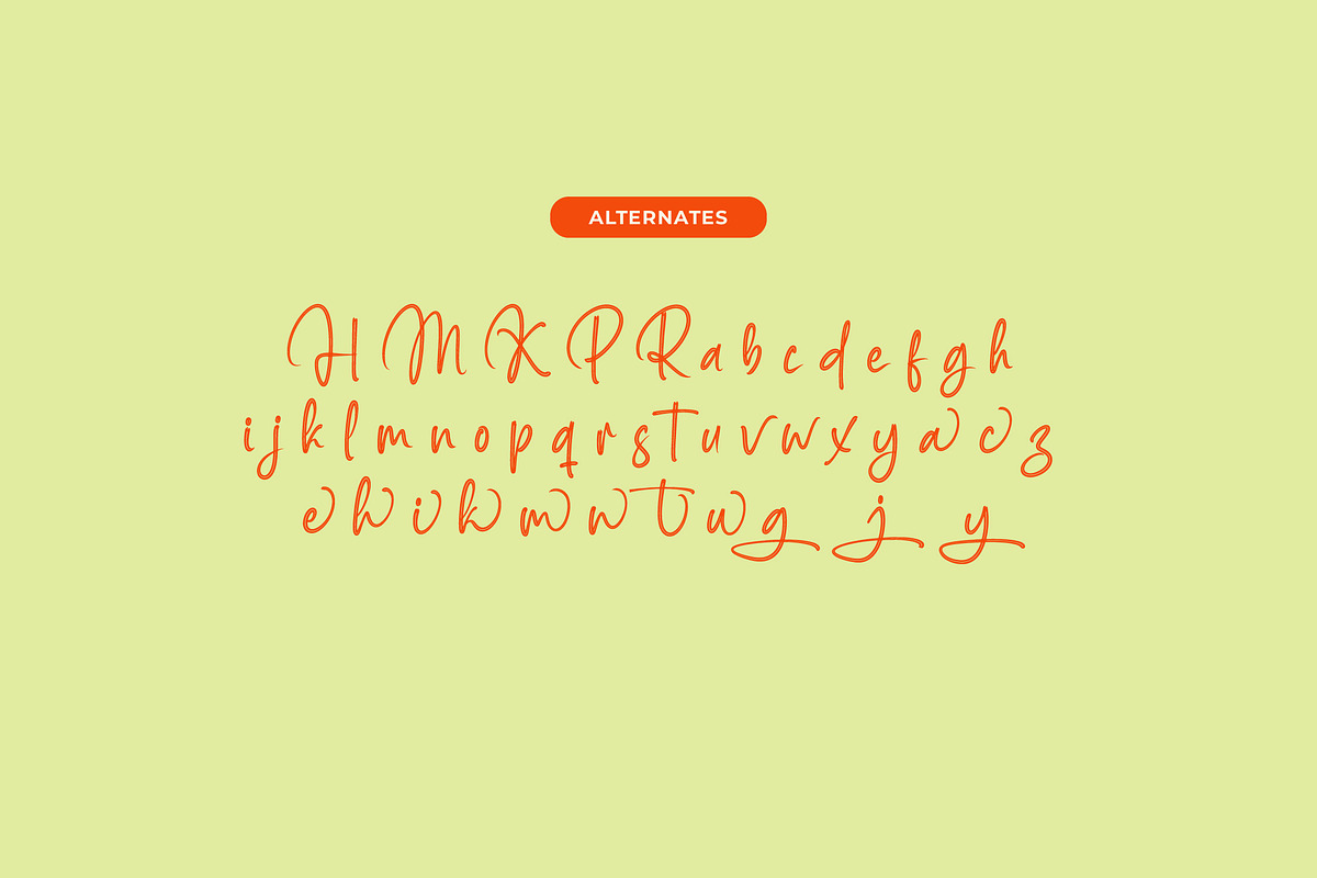 Milegants Dersonale Modern Brush, a Script Font by Letterena Studios Script (Photo 5 of 20)