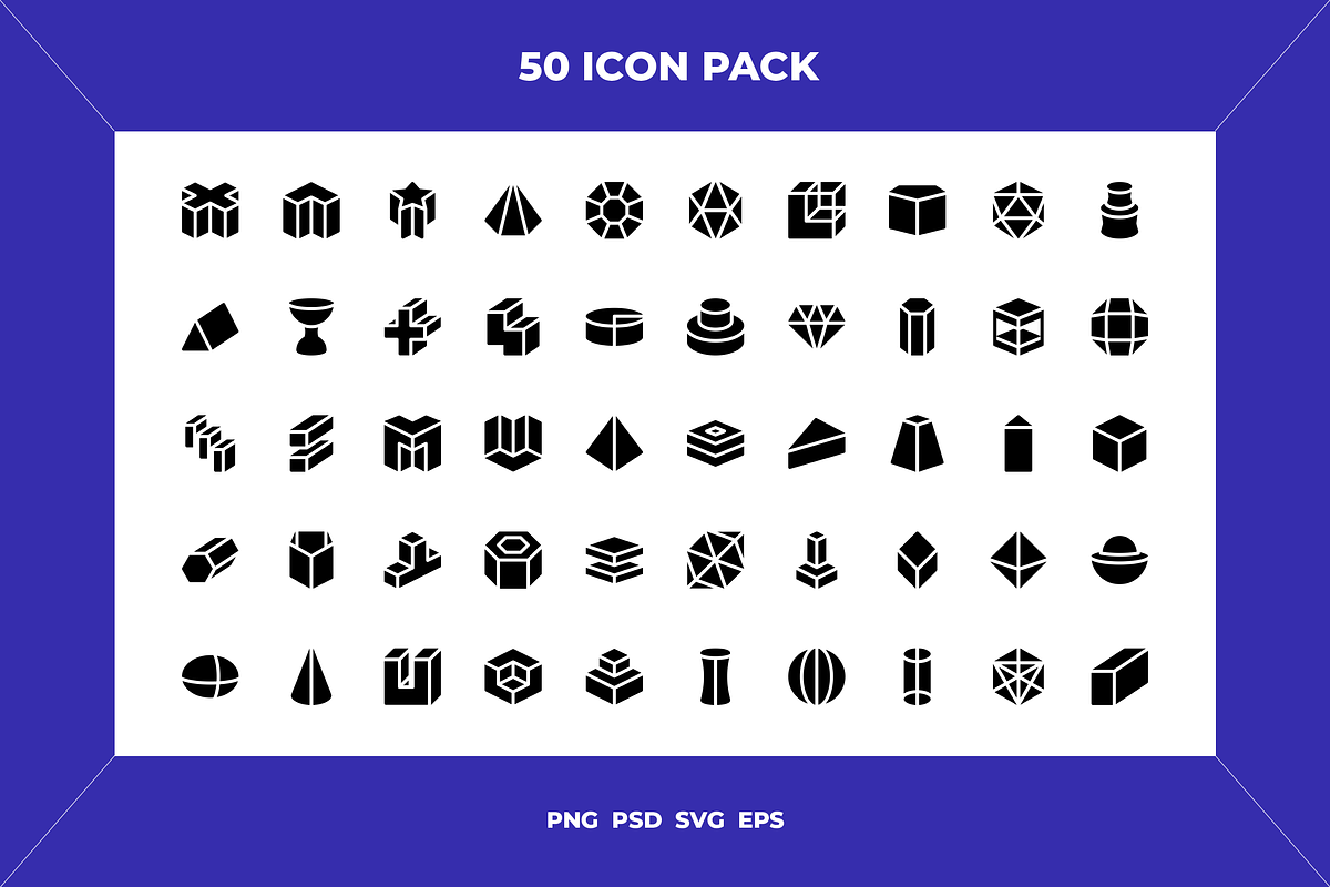 D shapes icons, an Icon by Wencory (Photo 1 of 2)