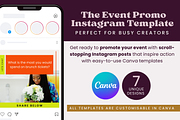 Instagram Event Promo Template, a Social Media Template by Templates by Carey (Thumbnail 2 of 9)