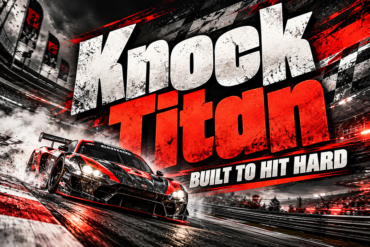 Knock Titan, a Script Font by Wow Magic (Photo 3 of 5)
