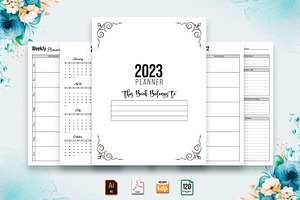 2023 Daily Weekly & Monthly Planner