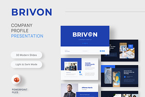 Company Profile PowerPoint Template, a Presentation Template by New Coral Design